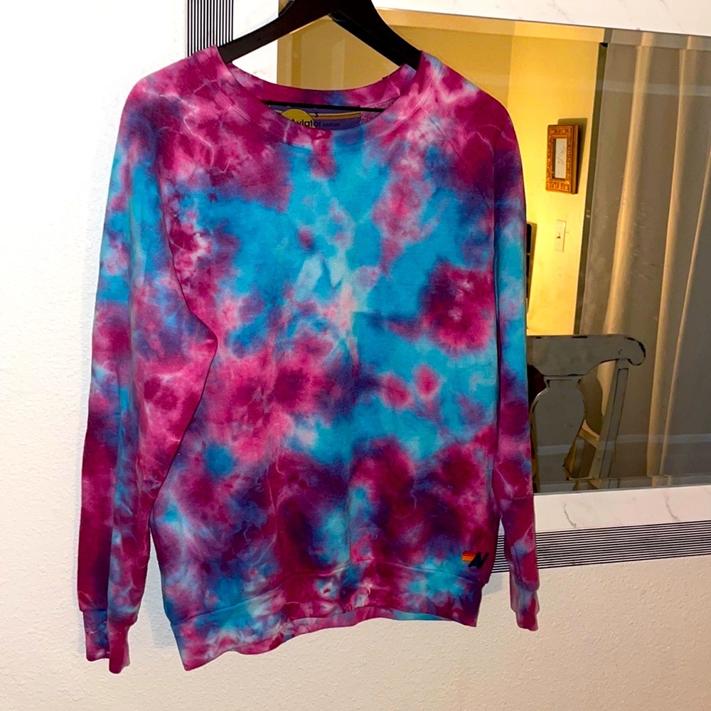 Aviator Nation Tie-Dye Sweatshirt size small- Originally $160